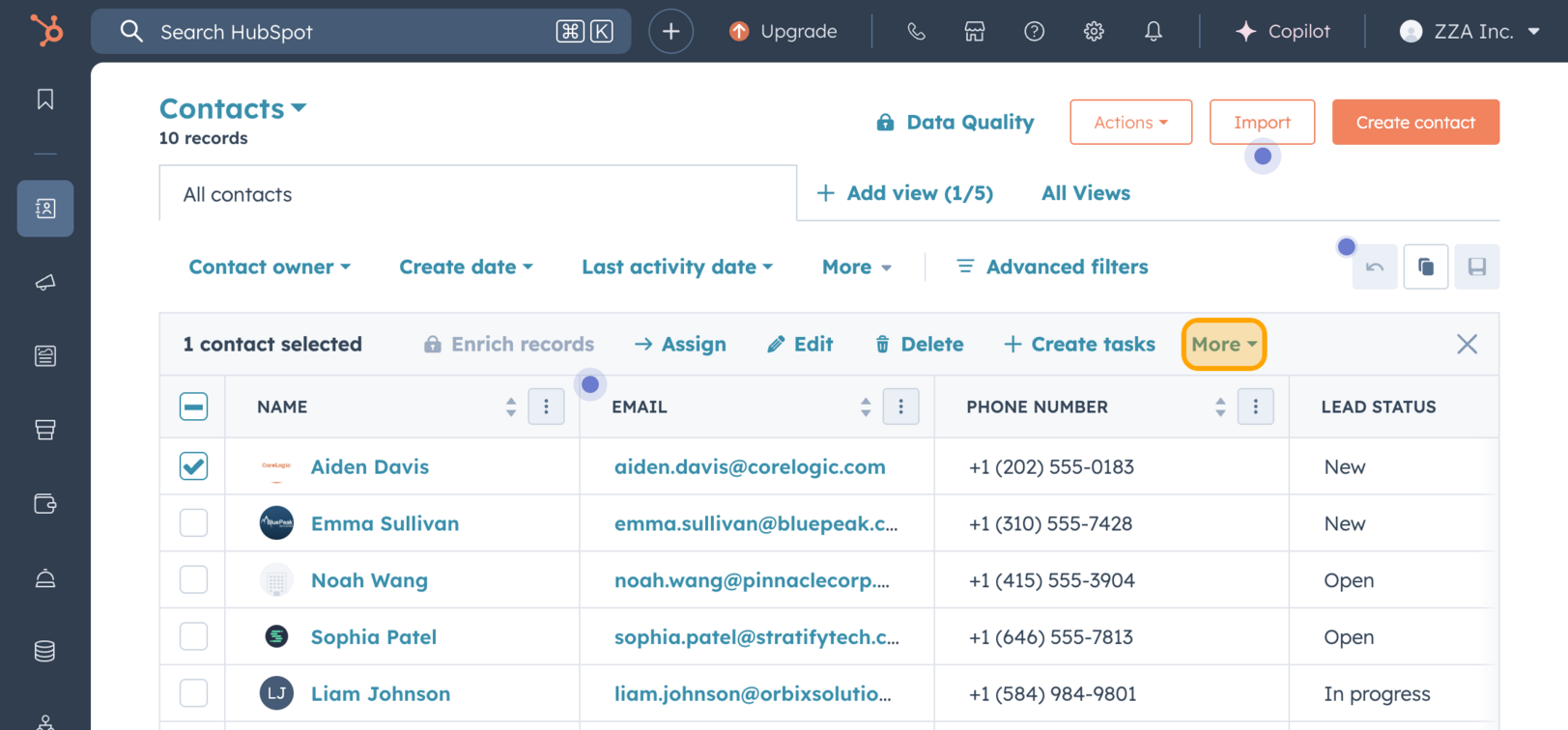 Step 3 screenshot with annotation